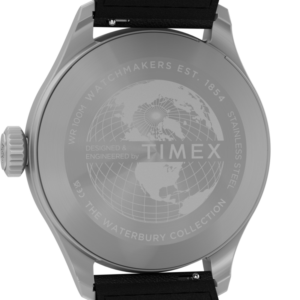Waterbury Ace 41mm Leather Strap Watch