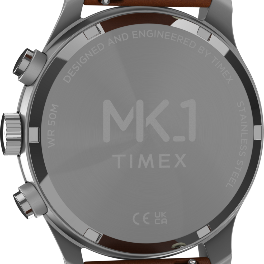 MK1 Chronograph 40mm Leather Strap Watch