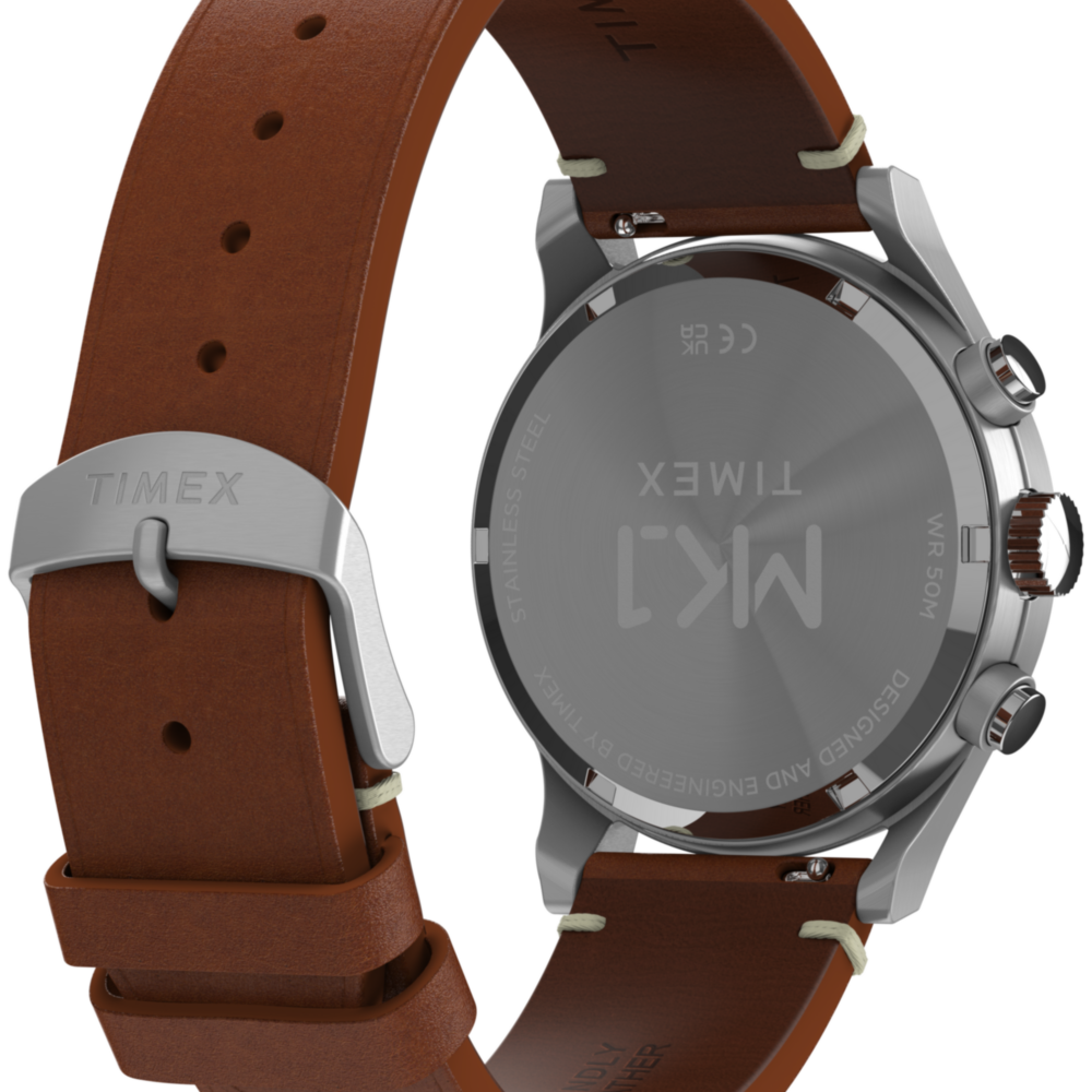 MK1 Chronograph 40mm Leather Strap Watch