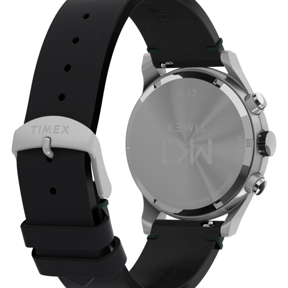 MK1® Chronograph 40mm Leather Strap Watch