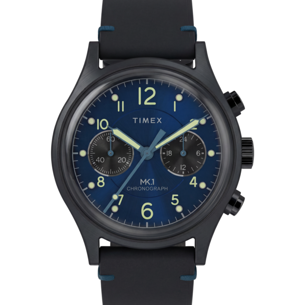 MK1® Chronograph 40mm Leather Strap Watch