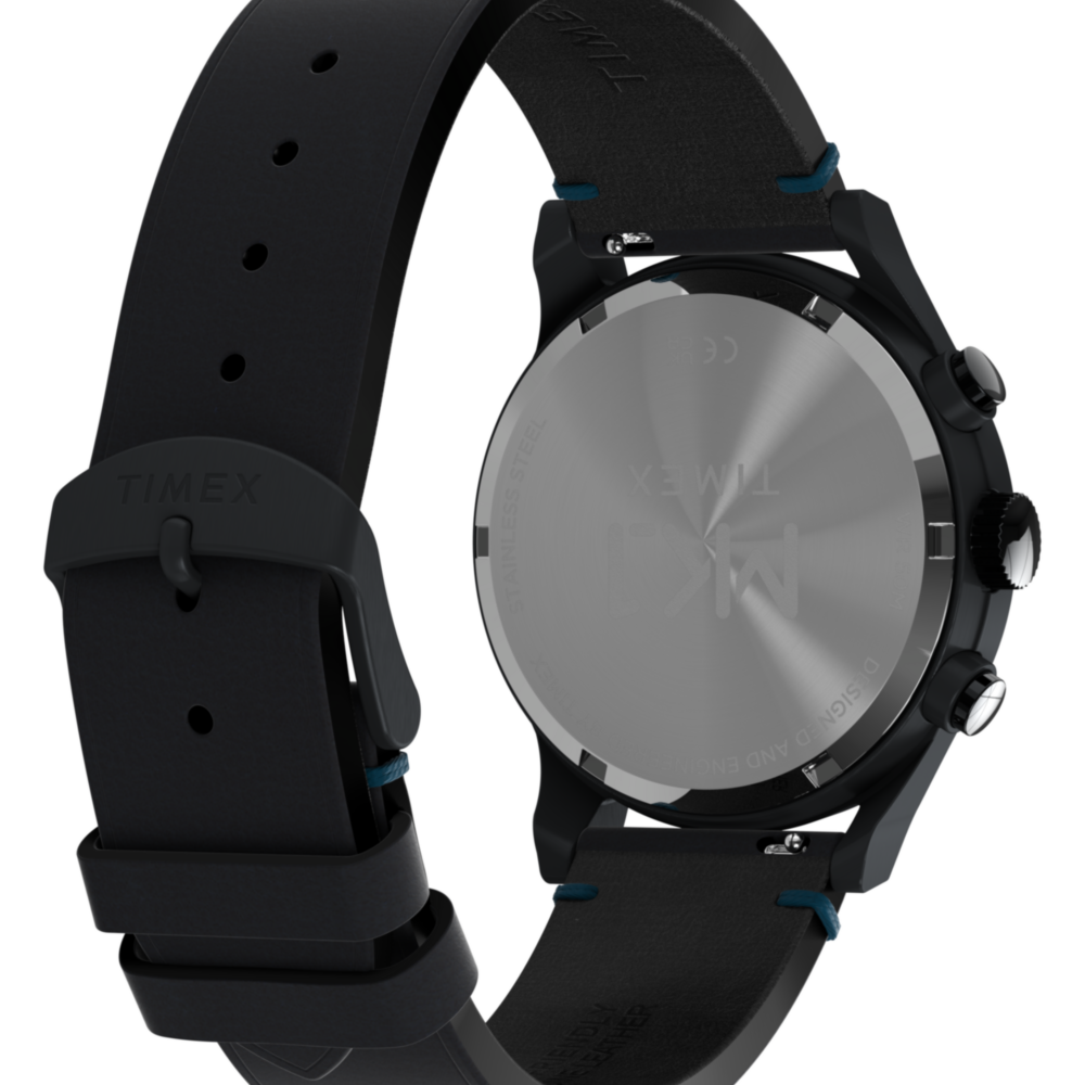 MK1® Chronograph 40mm Leather Strap Watch