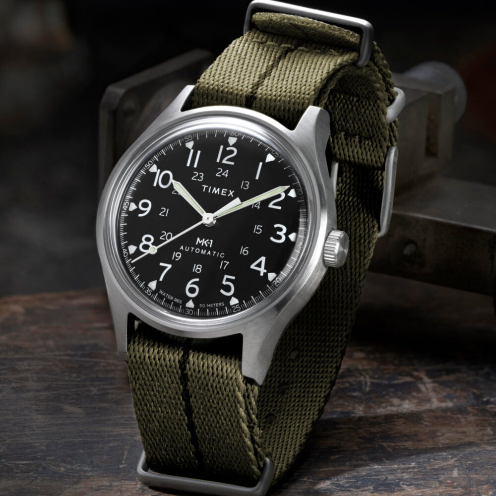 MK1 Automatic 40mm Fabric Strap Watch