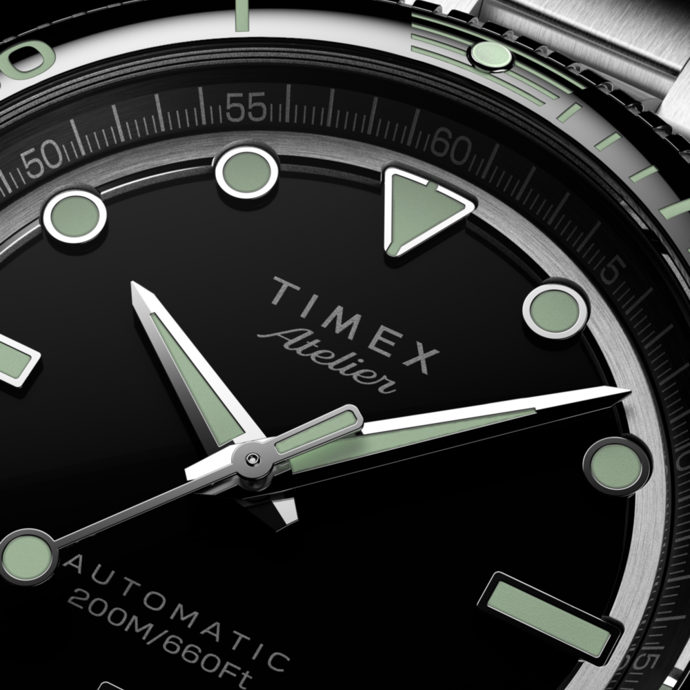 Timex Atelier Marine M1a 41mm Swiss Made Automatic Stainless Steel Bracelet