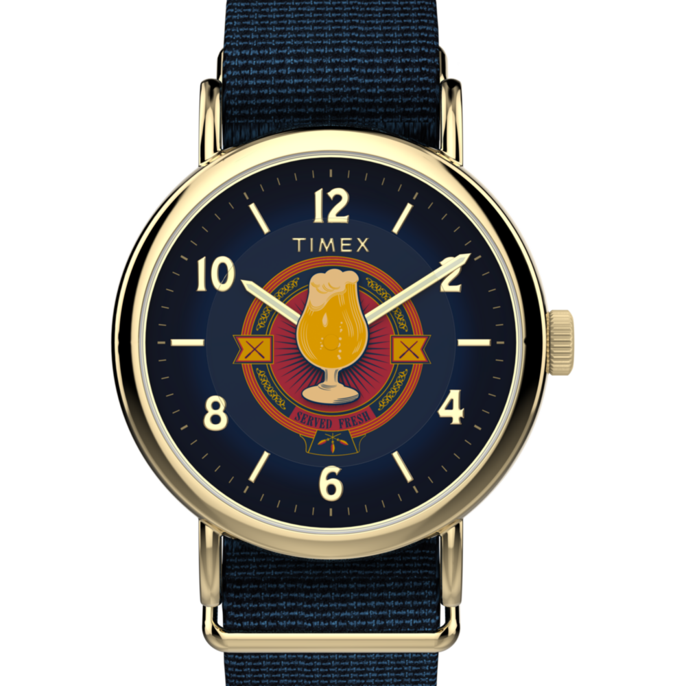 Harry Potter x Timex Weekender Butterbeer 40mm Fabric Strap Watch