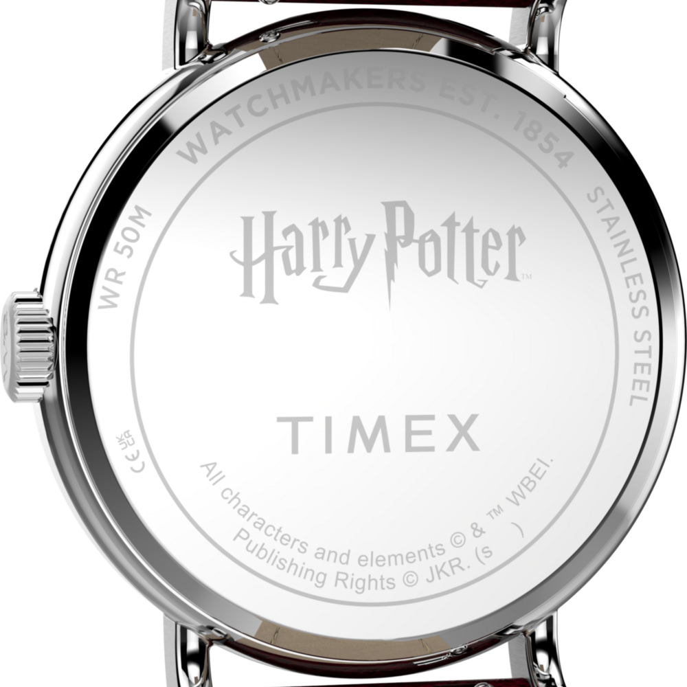 Harry Potter x Timex Weekender Platform 9 3/4 37mm Leather Strap Watch