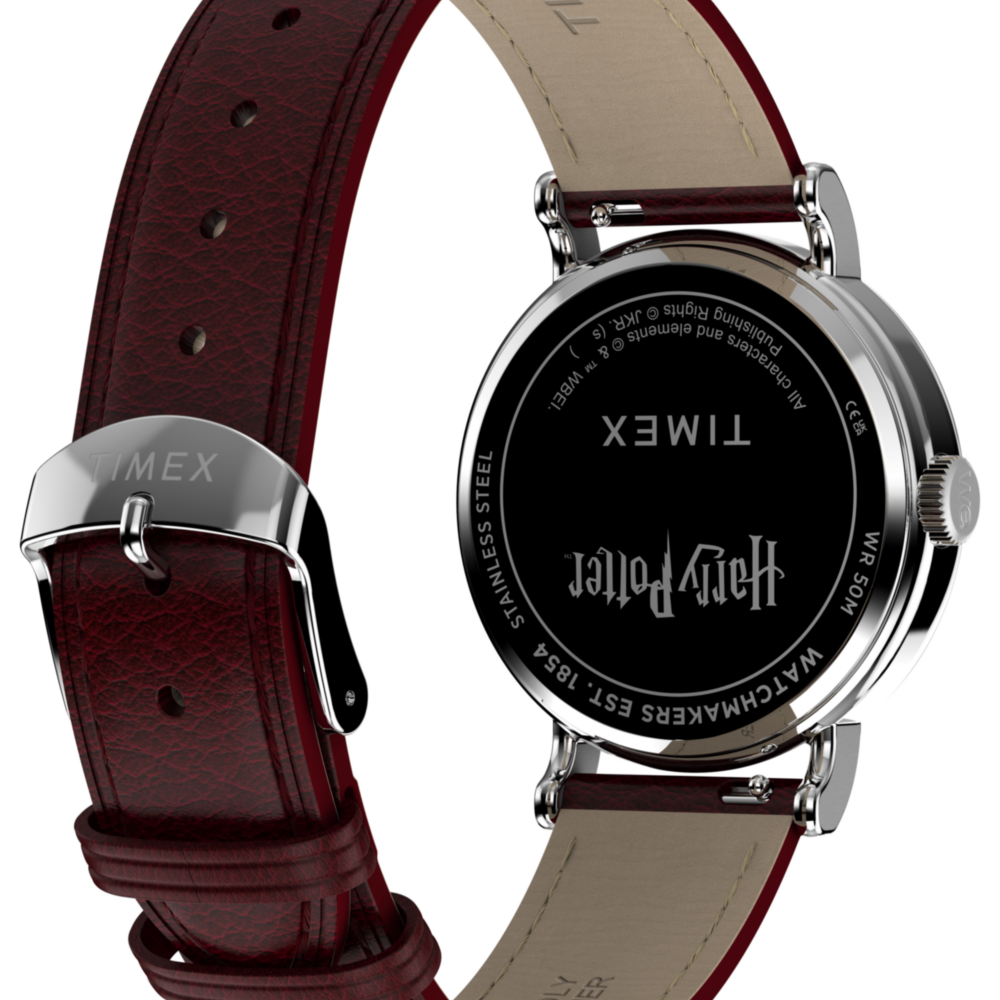 Harry Potter x Timex Weekender Platform 9 3/4 37mm Leather Strap Watch