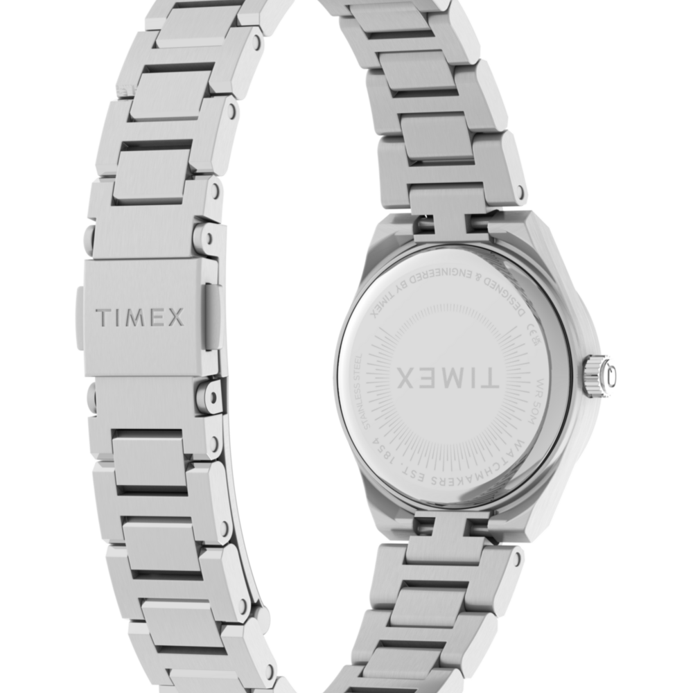 Q Timex® Continental Mini 24mm Stainless Steel Bracelet Watch