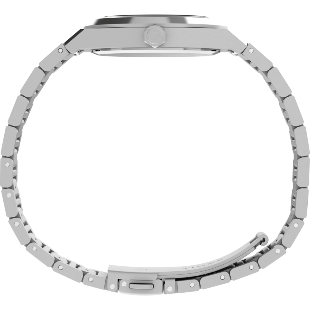 Q Timex Marbella 34mm Stainless Steel Bracelet Watch