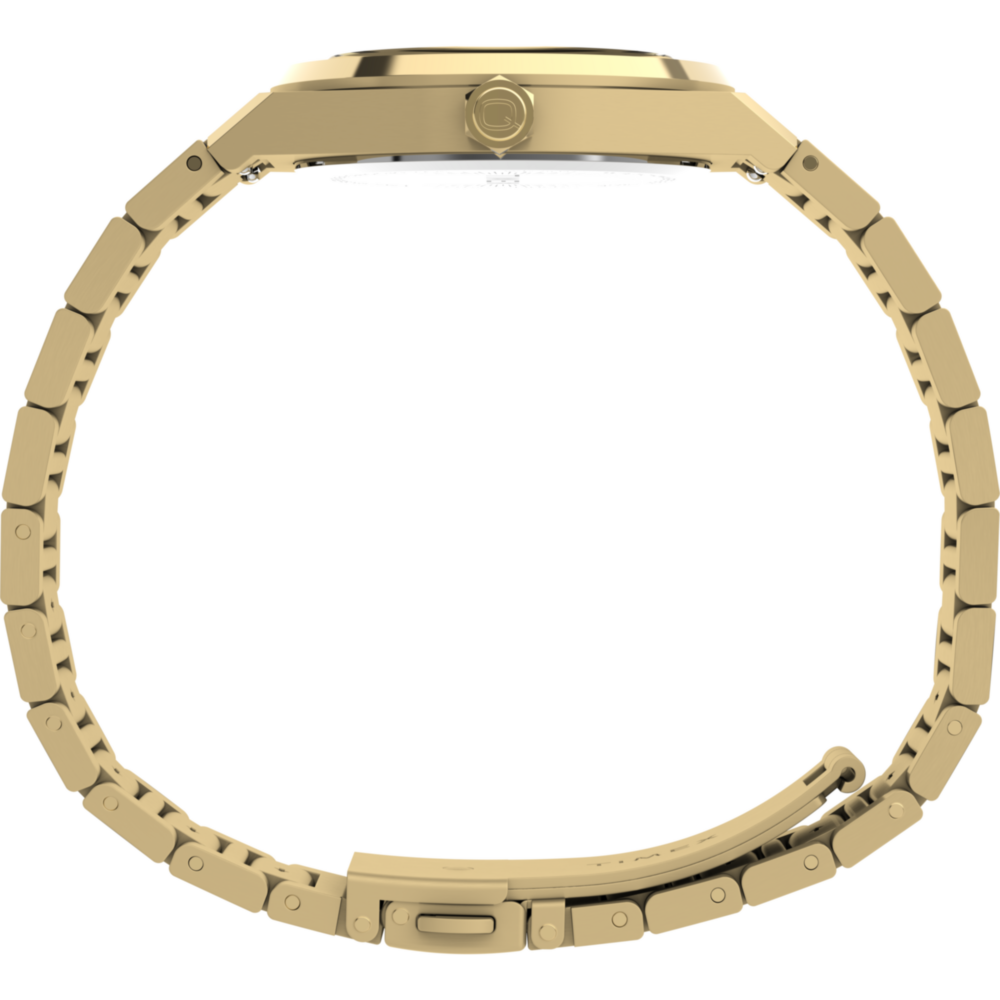 Q Timex Marbella 34mm Stainless Steel Bracelet Watch