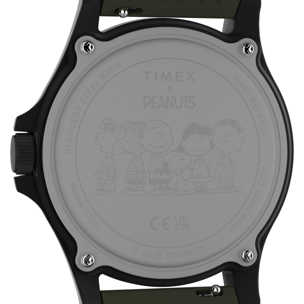 Peanuts® x Timex Expedition® Acadia 40mm Silicone Strap Watch