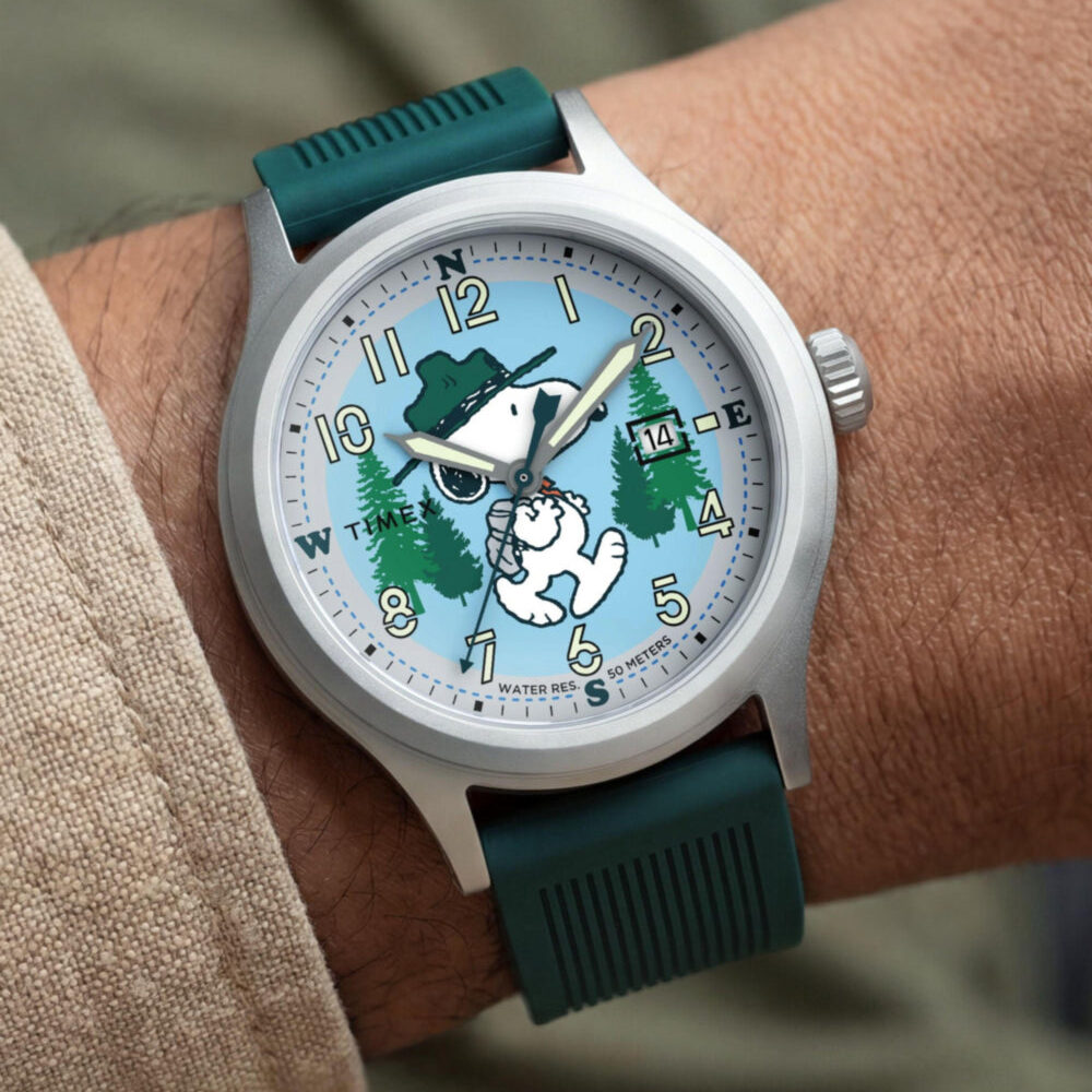 Peanuts® x Timex Expedition® Scout 40mm Silicone Strap Watch