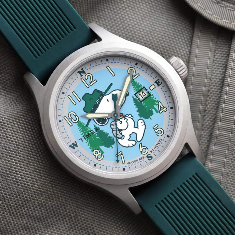 Peanuts® x Timex Expedition® Scout 40mm Silicone Strap Watch