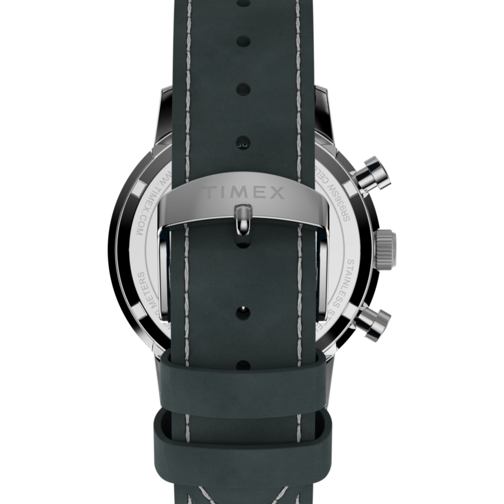 Peanuts® x Timex Marlin® Chronograph 40mm Leather Strap Watch