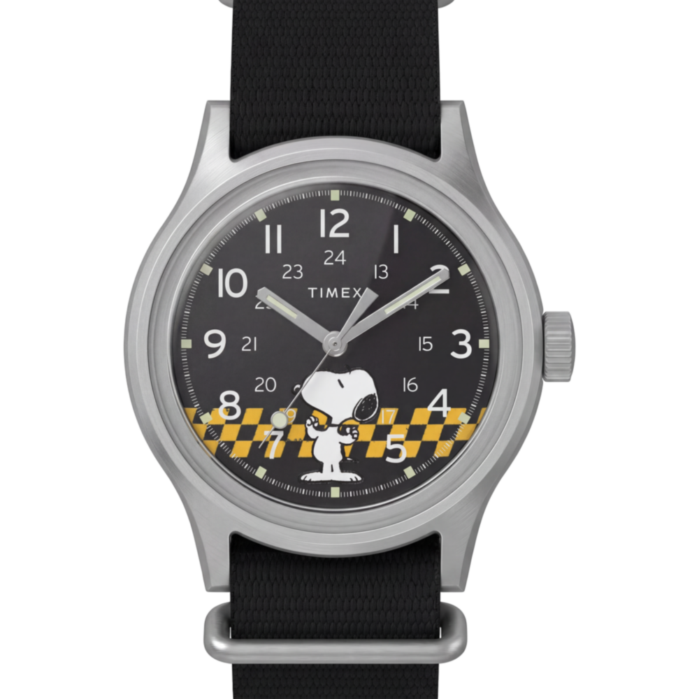 Peanuts® x Timex MK1® 36mm Fabric Strap Watch
