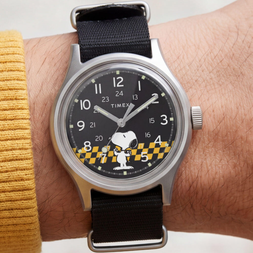 Peanuts® x Timex MK1® 36mm Fabric Strap Watch