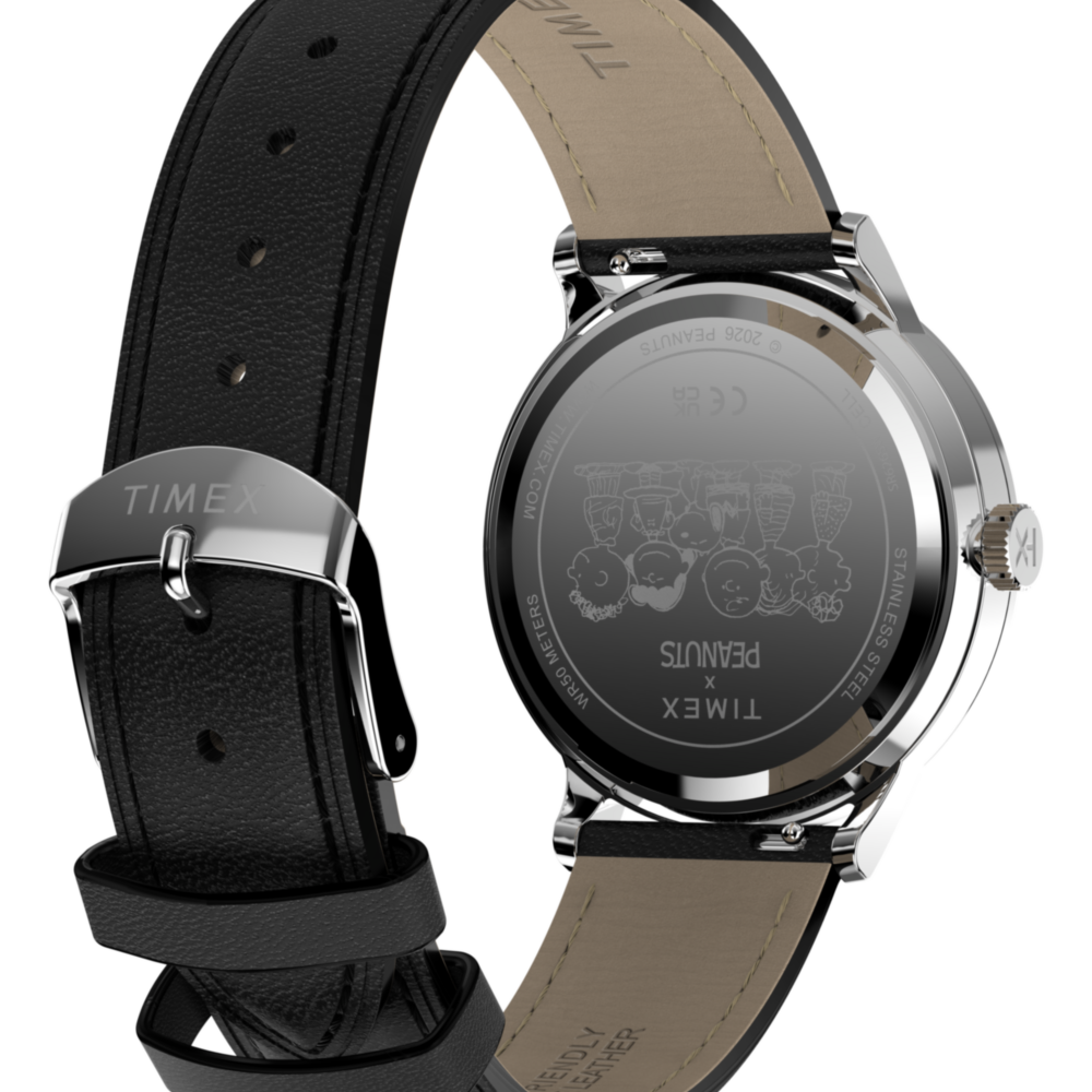 Peanuts® x Timex Waterbury Classic 40mm Leather Strap Watch