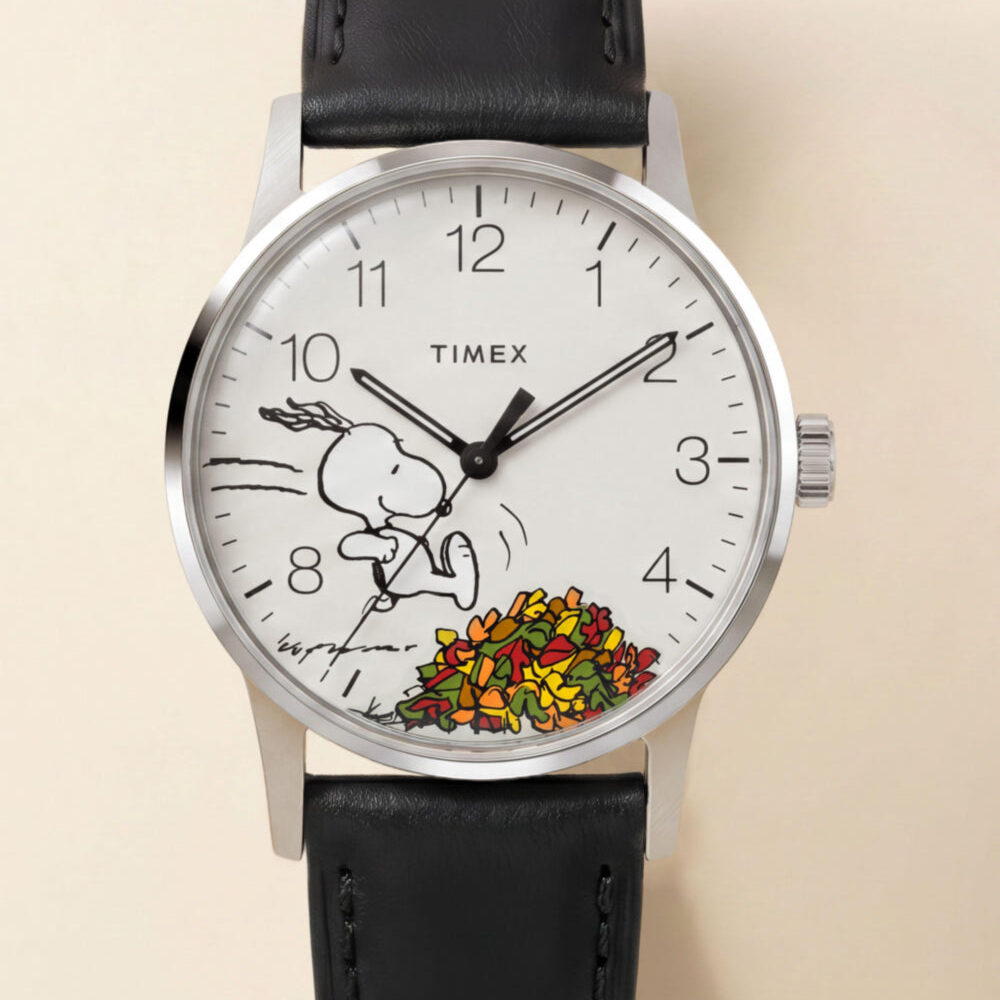 Peanuts® x Timex Waterbury Classic 40mm Leather Strap Watch