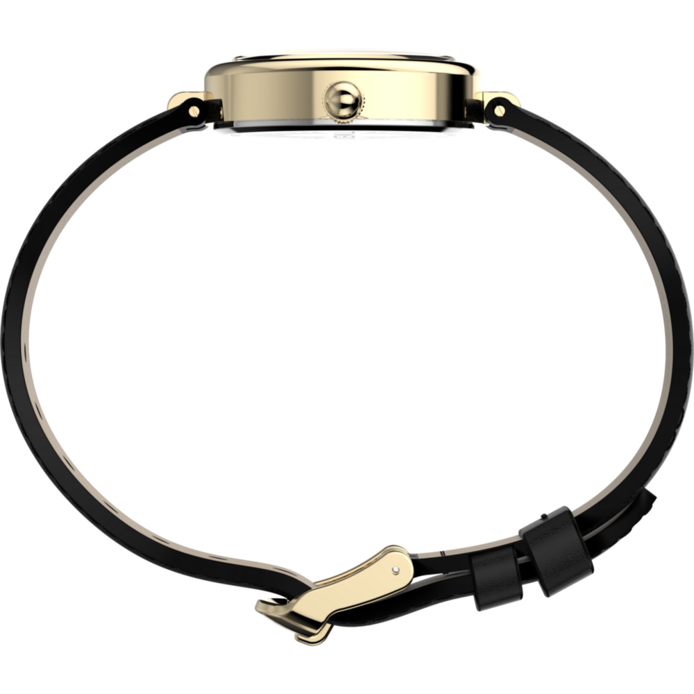 Cavatina® Luxe 22mm Leather Strap Watch