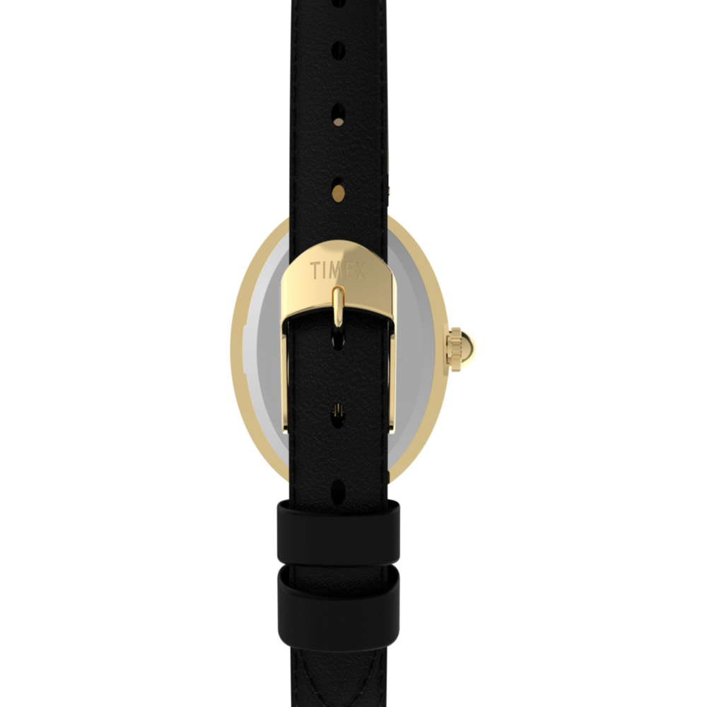 Cavatina® Luxe 22mm Leather Strap Watch