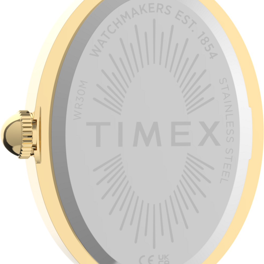 Cavatina® Luxe 22mm Leather Strap Watch