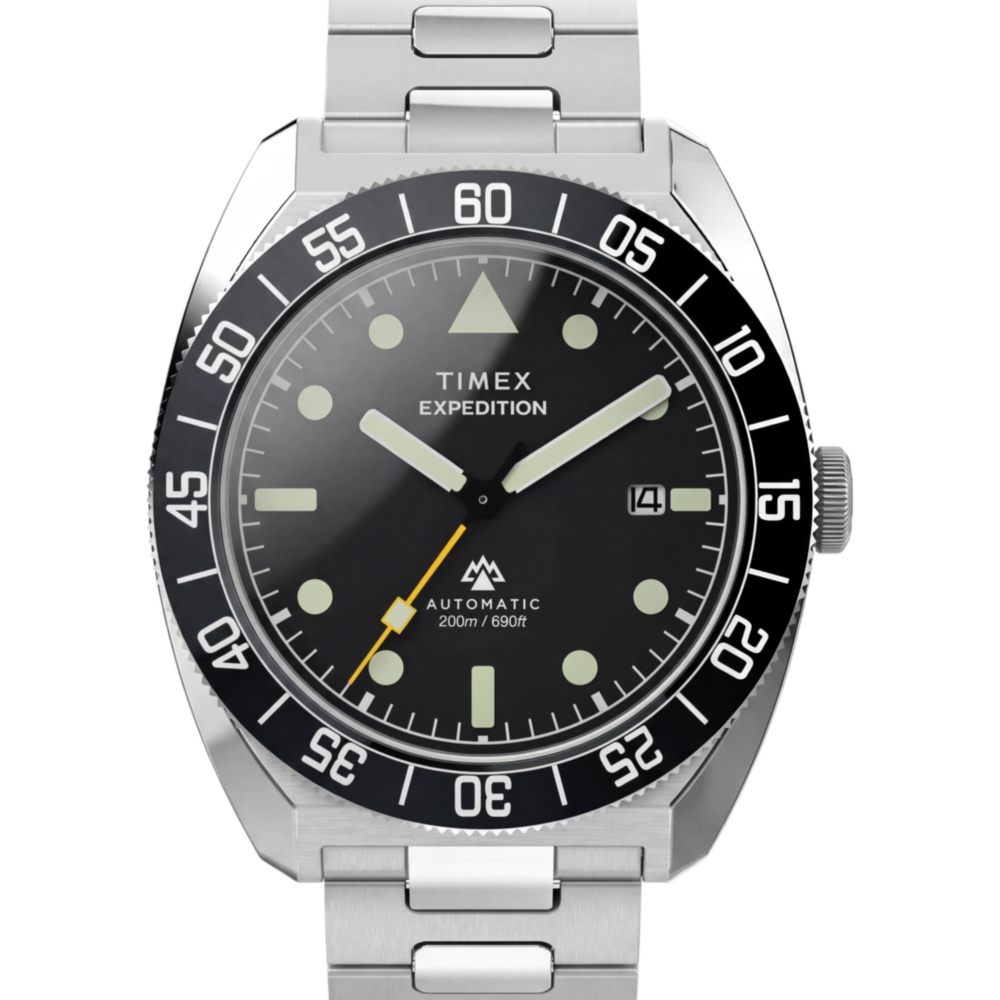 Expedition® Pioneer Automatic 41mm Stainless Steel Bracelet Watch