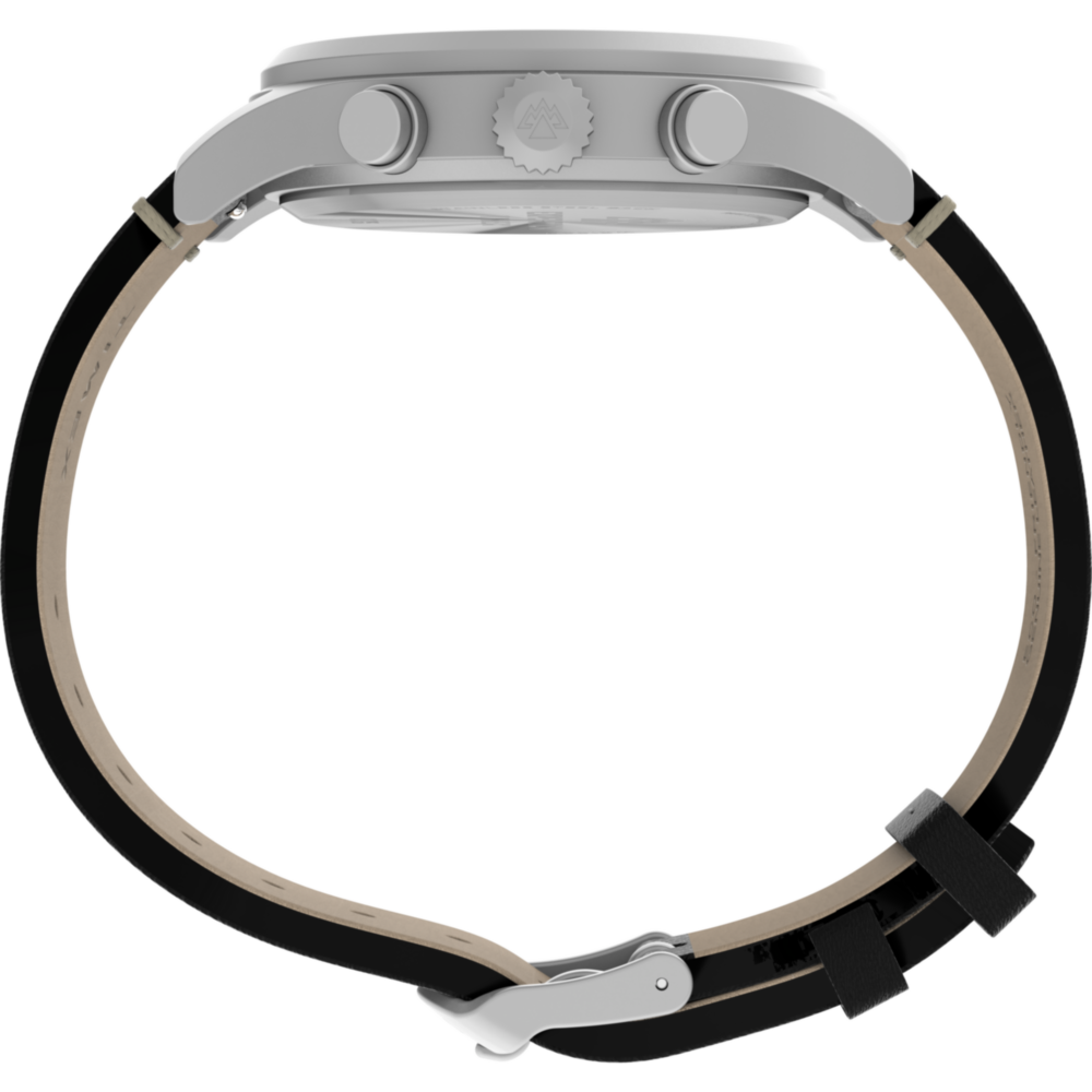 Expedition® Sierra Chronograph 43mm Leather Strap Watch