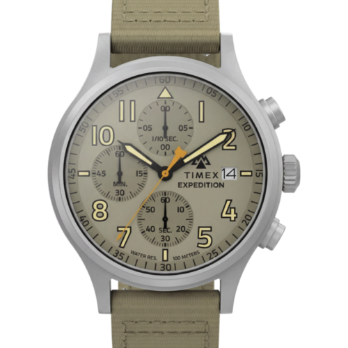 Expedition® Sierra Chronograph 43mm Fabric Strap Watch