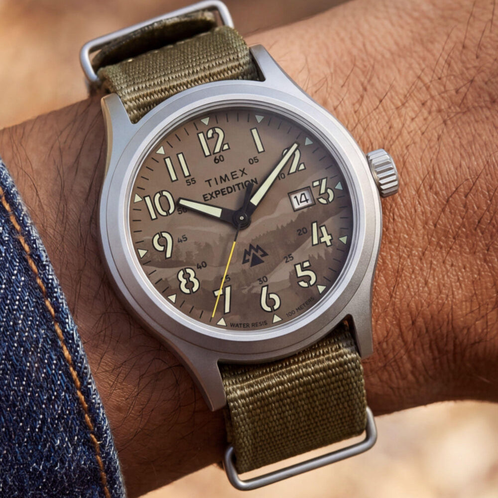 Expedition® Sierra 40mm Fabric Strap Watch