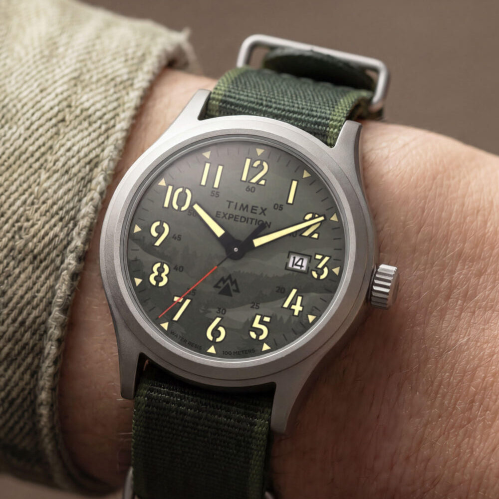 Expedition® Sierra 40mm Fabric Strap Watch