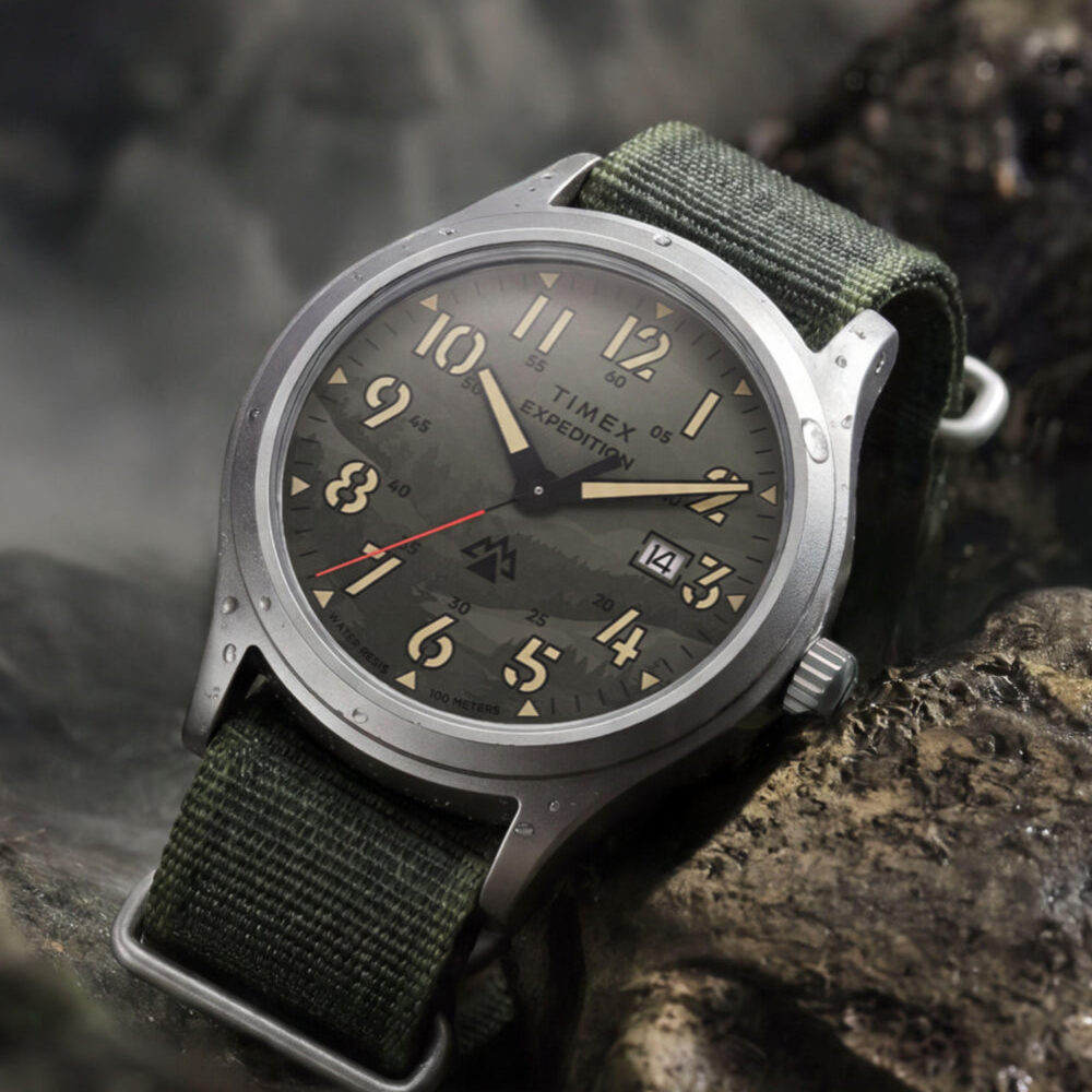 Expedition® Sierra 40mm Fabric Strap Watch