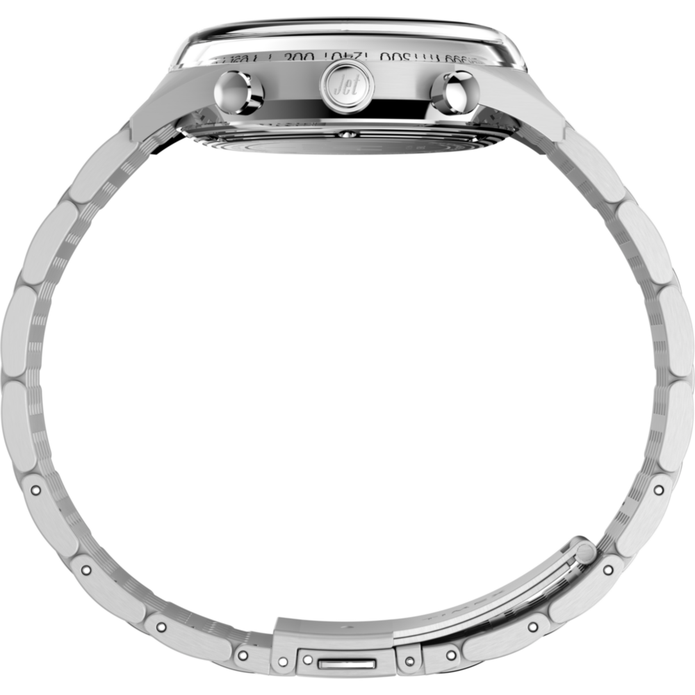 Marlin® Jet Chronograph 40mm Stainless Steel Bracelet Watch
