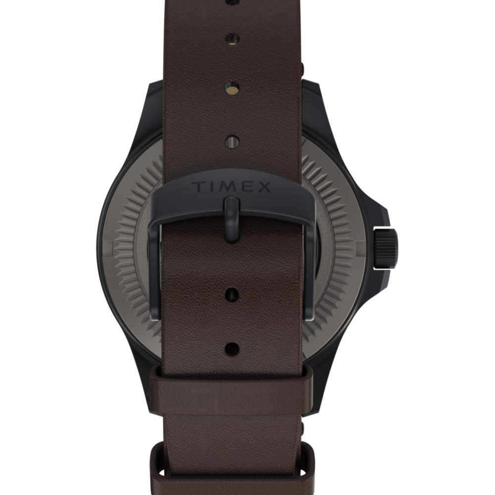 Expedition® Field Post Titanium Automatic 41mm Leather Strap Watch