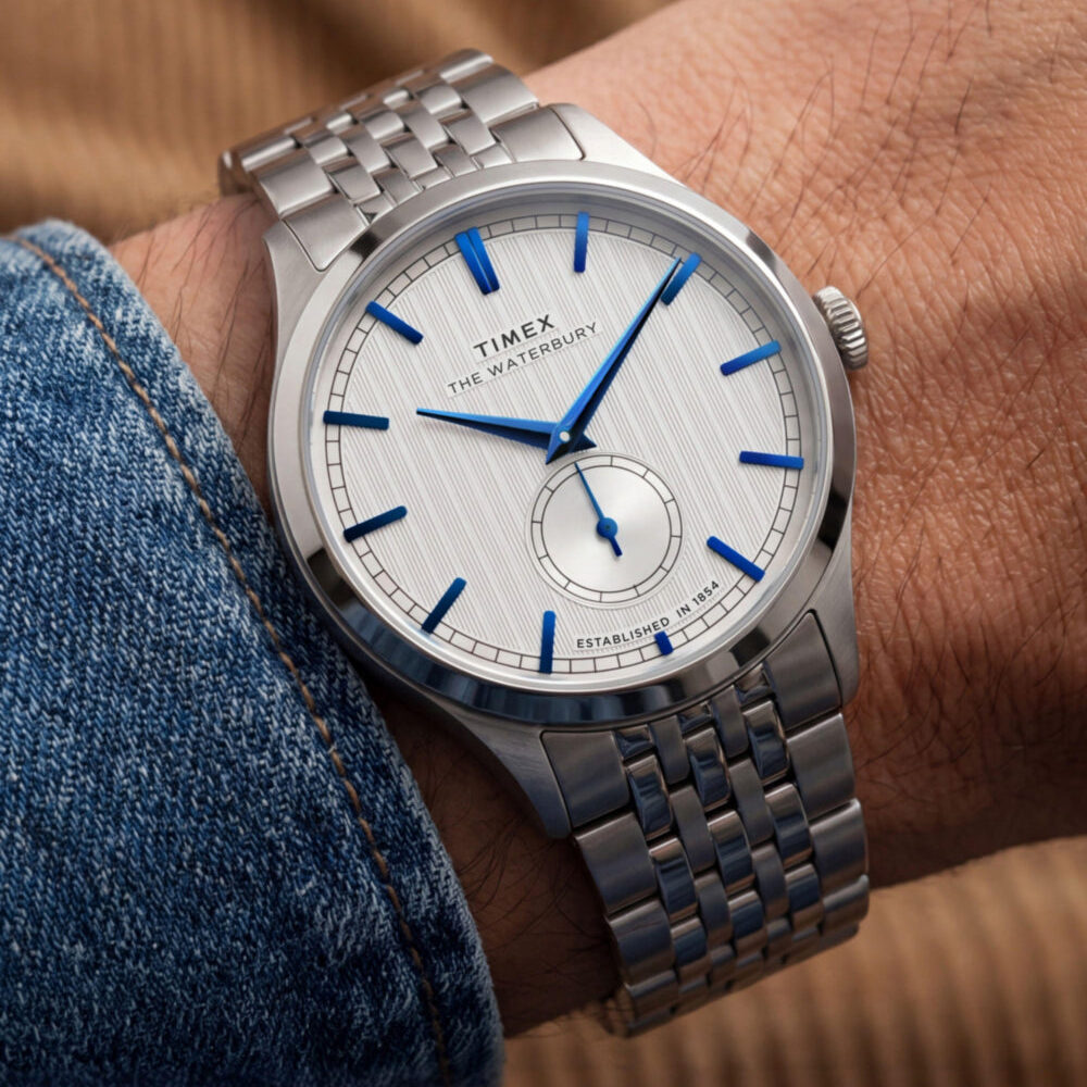 Waterbury Classic Sub-Second 39mm Stainless Steel Bracelet Watch