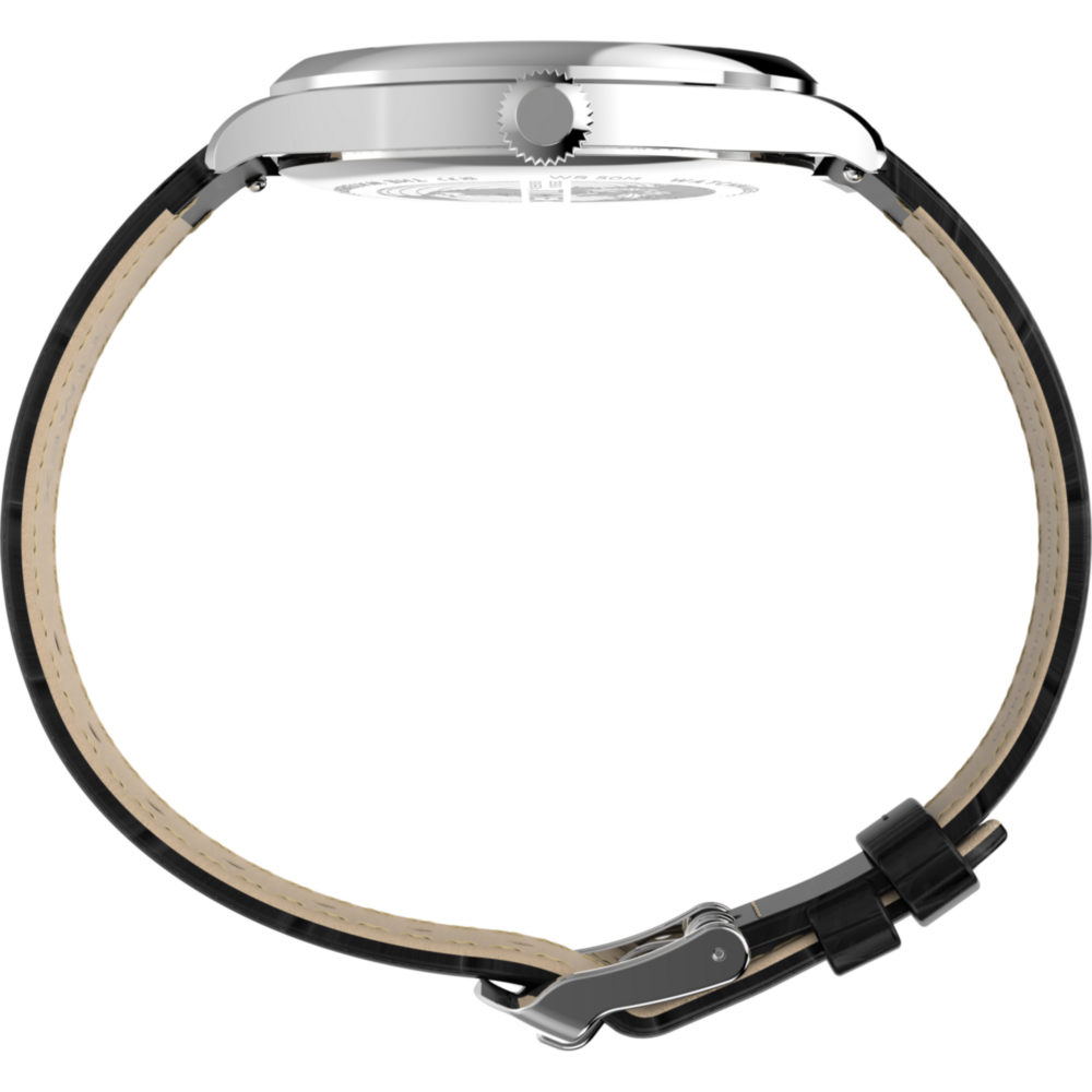 Waterbury Classic Sub-Second 39mm Leather Strap Watch