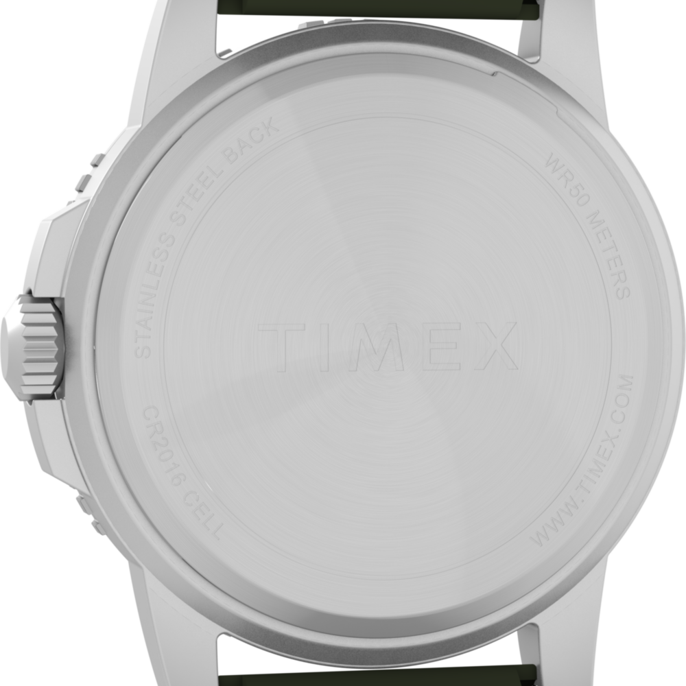 Expedition Ridge 43mm Silicone Strap Watch