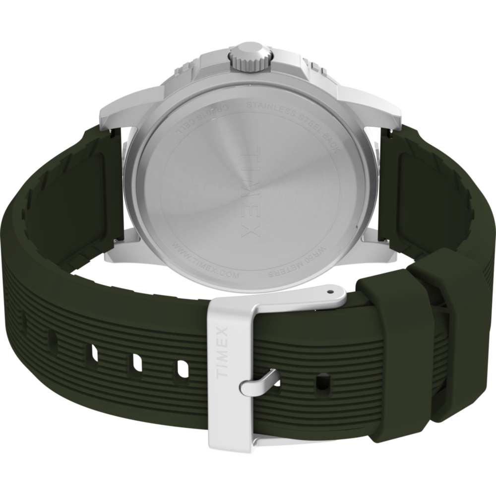 Expedition Ridge 43mm Silicone Strap Watch