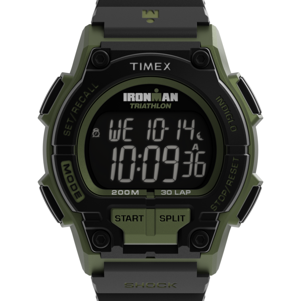 TIMEX® IRONMAN® Shock Endure 42mm Resin Strap Watch