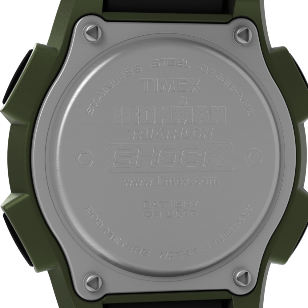 TIMEX® IRONMAN® Shock Endure 42mm Resin Strap Watch
