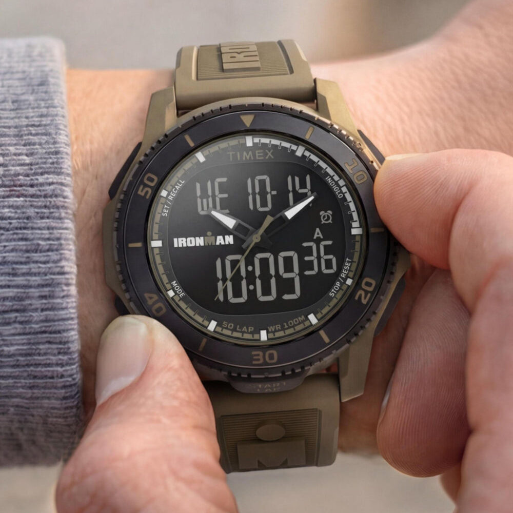 TIMEX® IRONMAN® Adrenaline 46.5mm Resin Strap Watch
