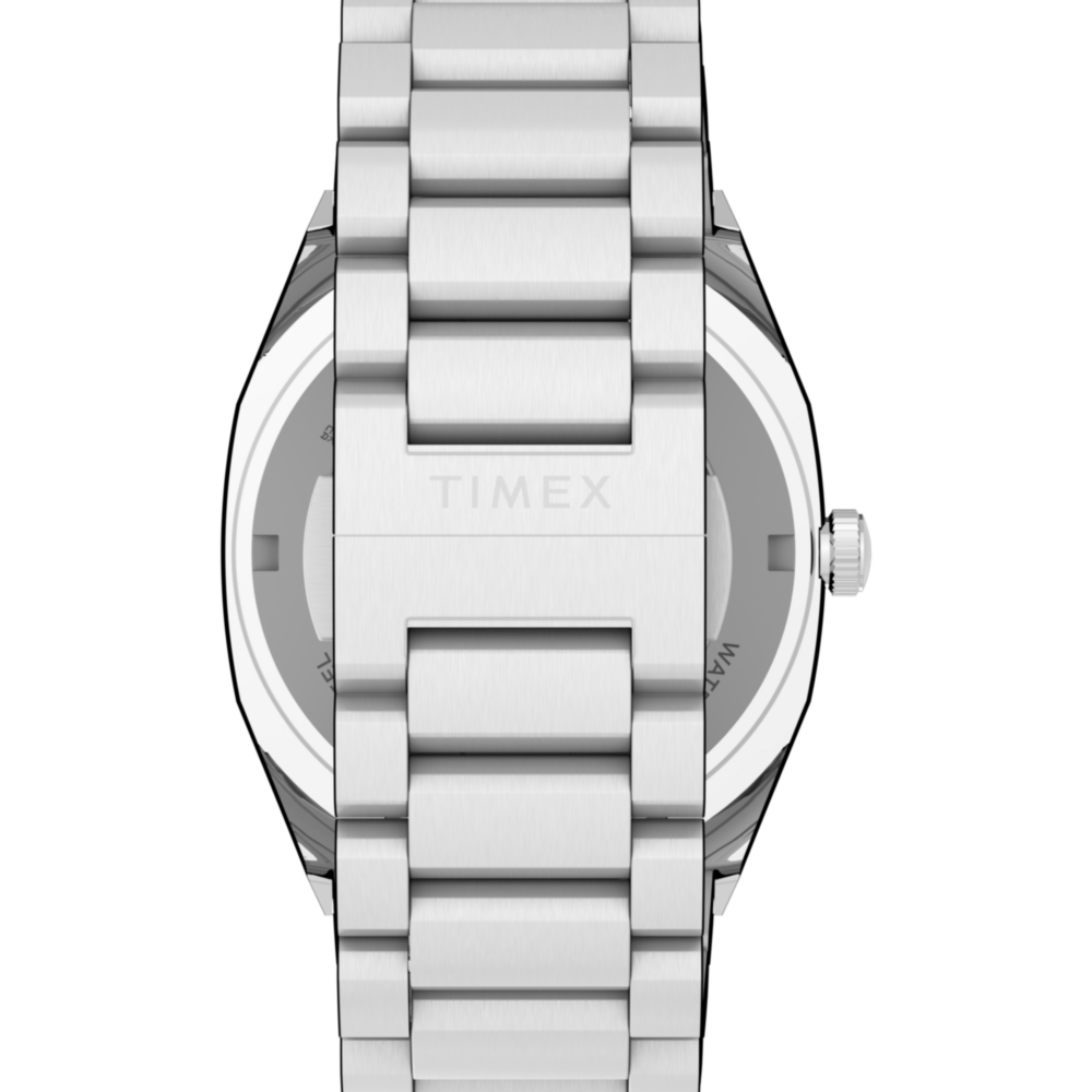 Timex® Automatic E Line 38mm Stainless Steel Bracelet Watch