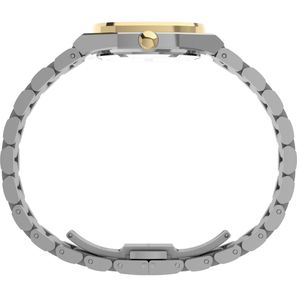 Timex® Quartz E Line 30mm Stainless Steel Bracelet Watch