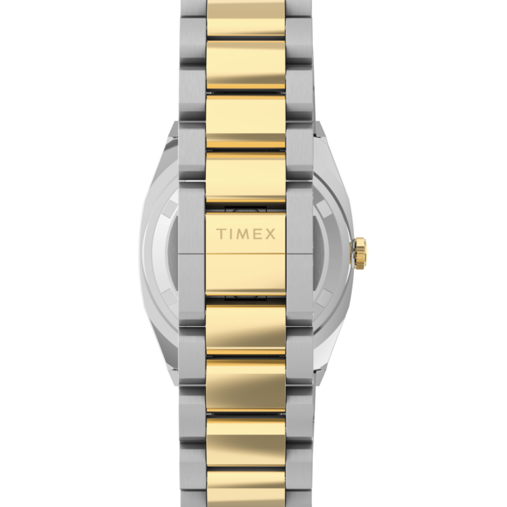 Timex® Quartz E Line 30mm Stainless Steel Bracelet Watch