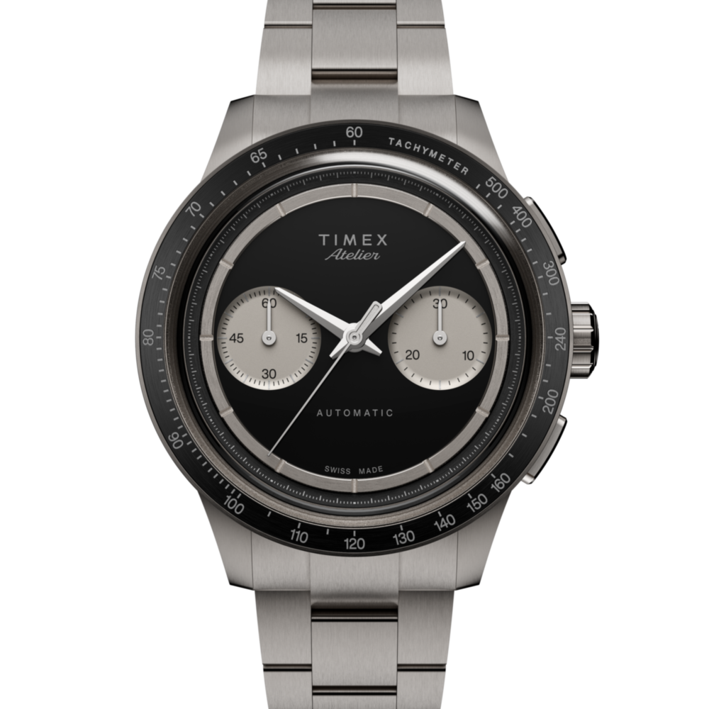Timex Atelier Chronograph Automatic M1a Ti 42mm Swiss Made Titanium Bracelet