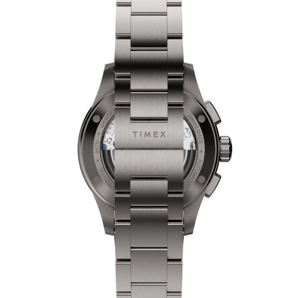 Timex Atelier Chronograph Automatic M1a Ti 42mm Swiss Made Titanium Bracelet