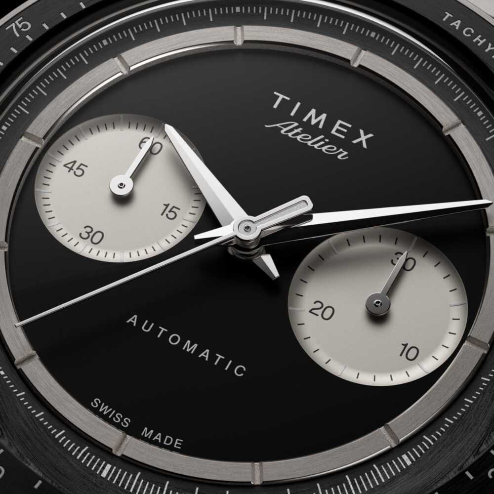 Timex Atelier Chronograph Automatic M1a Ti 42mm Swiss Made Titanium Bracelet