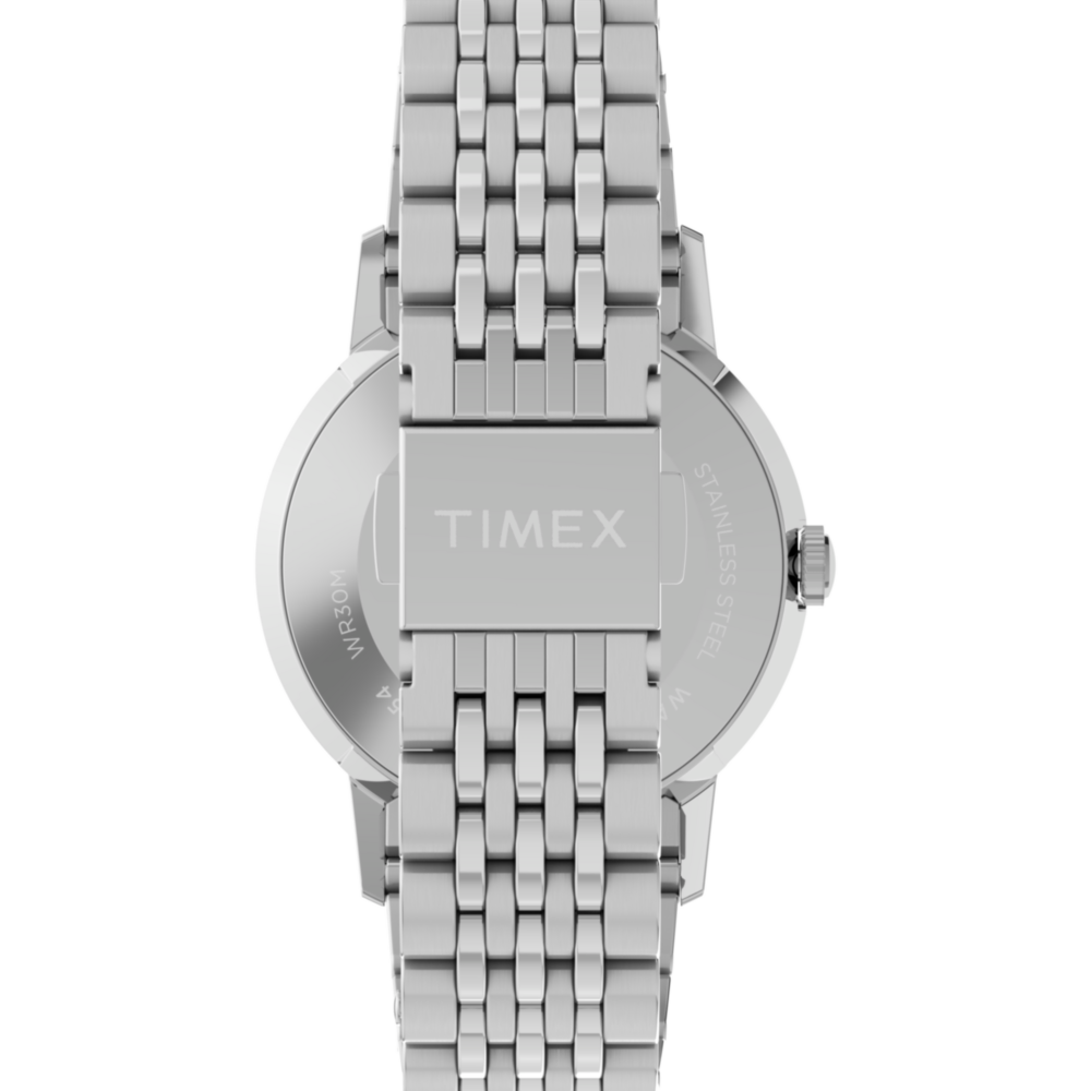 Marlin® Quartz 34mm Stainless Steel Bracelet Watch