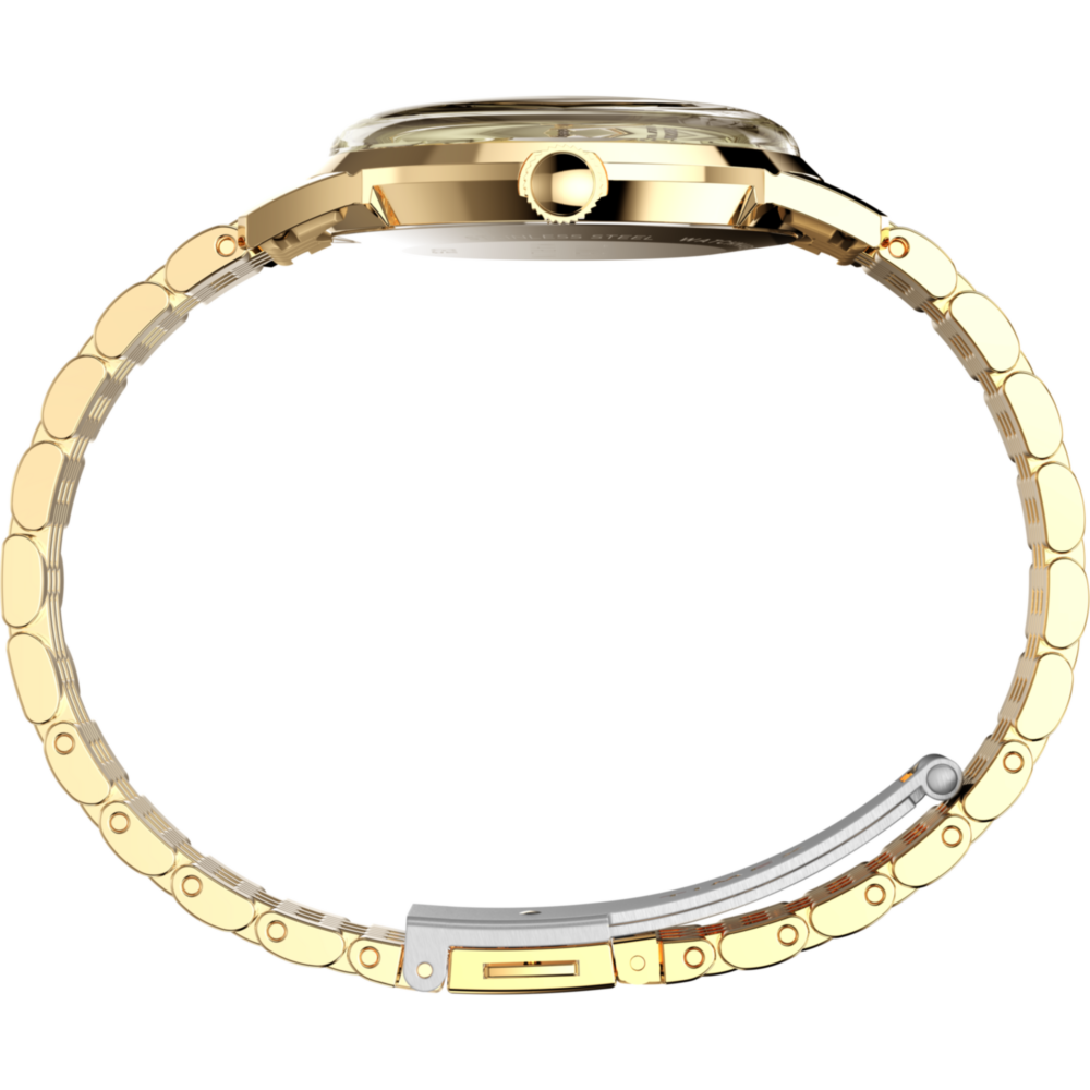 Marlin® Quartz 34mm Stainless Steel Bracelet Watch