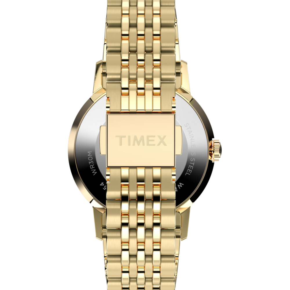 Marlin® Quartz 34mm Stainless Steel Bracelet Watch