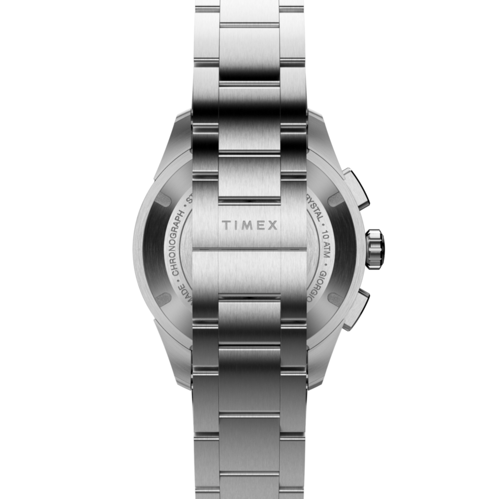 Timex Atelier Chronograph Quartz M1q 40mm Swiss Made Stainless Steel Bracelet